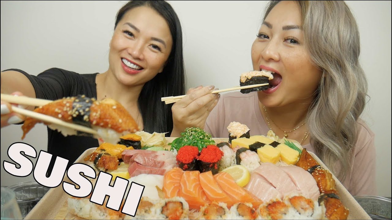 SUSHI Sister's Mukbang | *Lets Eat | SASVlogs