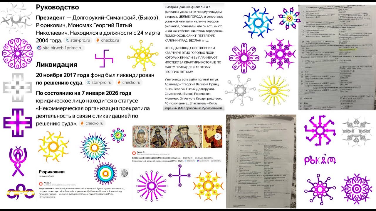 Про Мономаха, много-главого ЮрЛица, Костея и необычные подземные символы метро.