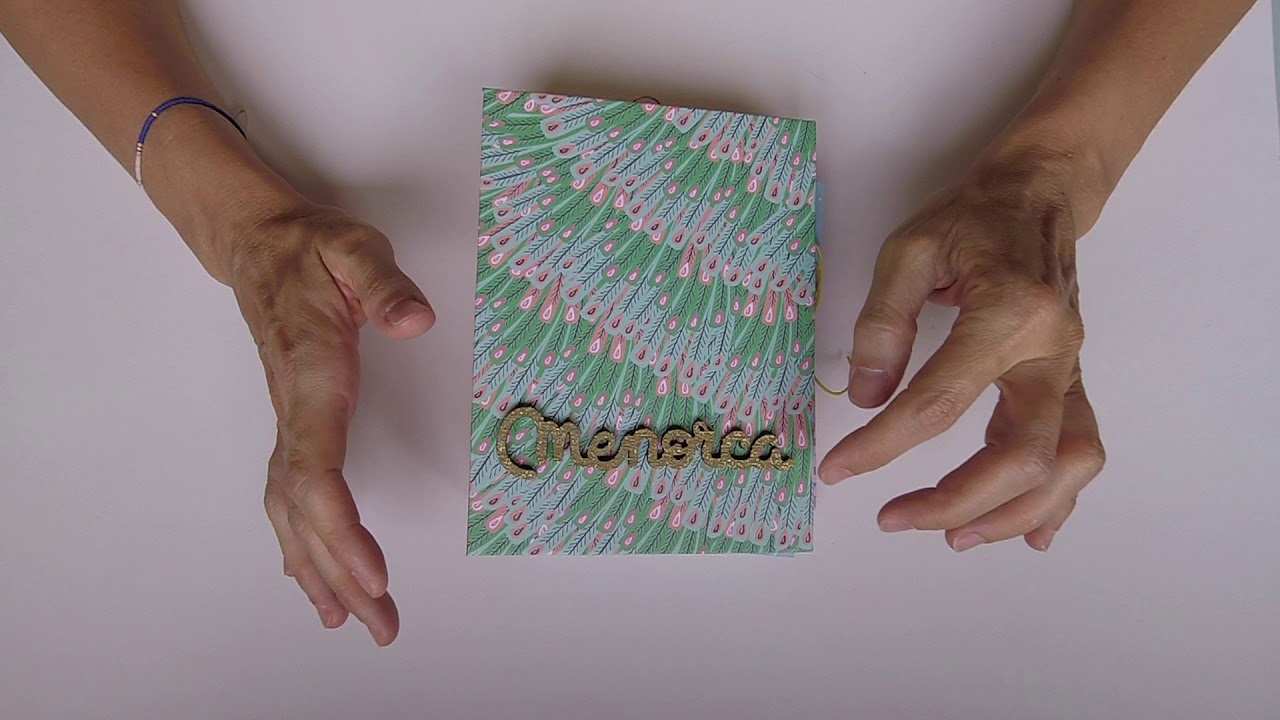 Mini álbum de verano embossing maquina de relevo