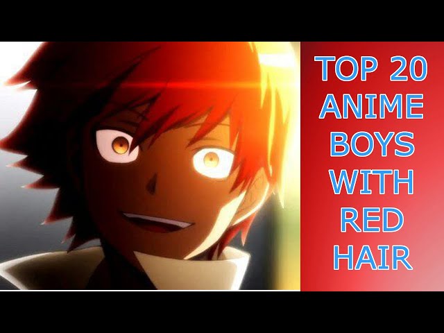 AI Image Generator Anime boy with red hair