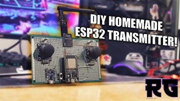 🔥DIY ESP32 Radio Transmitter for RC Cars, Drones & More!