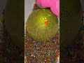 Quick surface cleaning of the entire balloon surface and colorful decorations #construction #shorts
