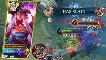 NEW LIFESTEAL HACK BUILD IS HERE!!!😱 | FREYA BEST BUILD 2023 | MUST WATCH | MLBB