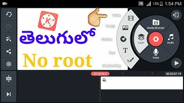 How to add video layer on kinemaster (తెలుగు)