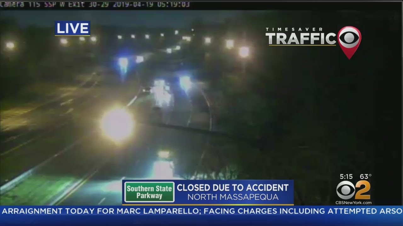 Deadly Crash On Southern State Parkway - YouTube