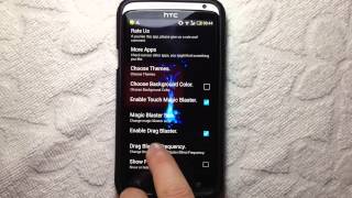 Android Live Wallpaper "Digital Magic Touch HD Pro" Preview screenshot 4