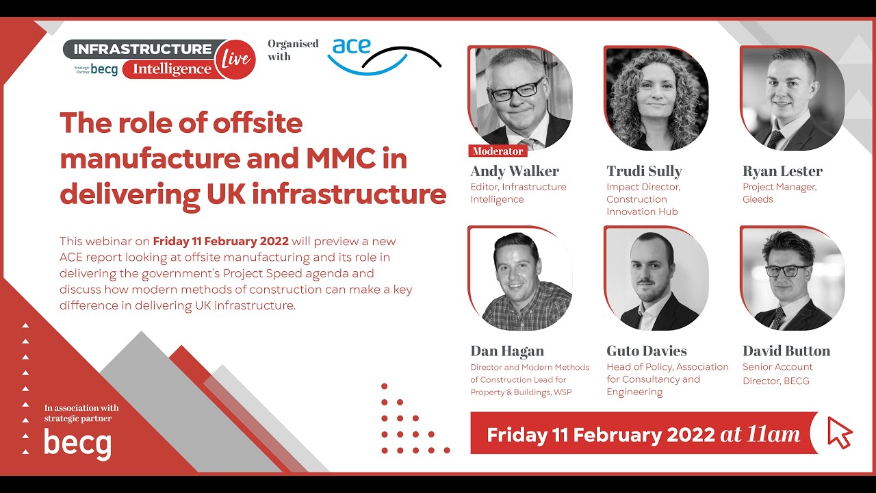 Offsite manufacture, MMC and its role in delivering UK infrastructure
