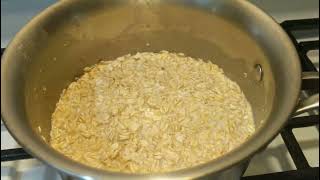 Specific Yield and Retention of Water in Oatmeal