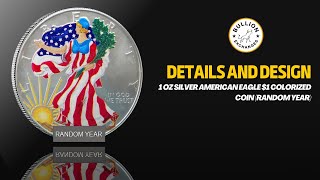 1 oz Silver American Eagle $1 Colorized Coin (Random Year) Silver Eagle Price Chart