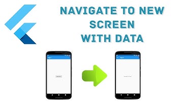 Navigate from one screen to another in Flutter