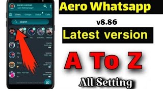 Aero whatsapp all new  & features explain in hindi hidden features of Whatsapp aero screenshot 4
