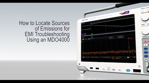 How to Locate Sources of Emissions for EMI Troubleshooting Using an MDO4000