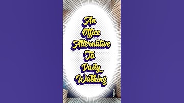 A Simple Office or Home Alternative to Daily Walking #exercise #docgerrytan #endocrinologist