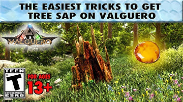 How to Get Easy Tree Sap on Valguero - The Easiest Tricks to Get Tons of Sap on Valguero