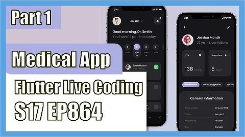 [Flutter] Flutter Live Coding EP864 (Medical App Part 1)
