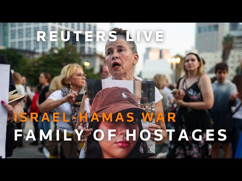 LIVE: Families of hostages still held in Gaza hold a press conference