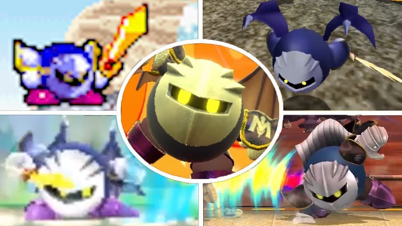 Evolution of Playable Meta Knight in Kirby Games (2002 - 2018) - YouTube