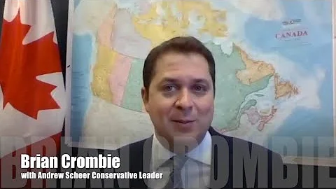 Brian Crombie with Andrew Scheer, Conservative Leader