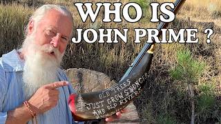 Mountain Man Scrimshaw Powder Horn