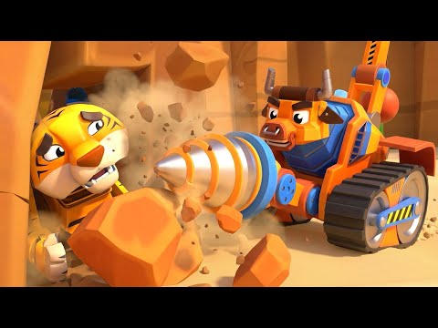 La voiture de police TIGER est piégée ! Bulldozer à la rescousse | Equipe de Secours