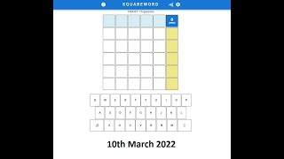 Squareword Of The Day 10Th March 2022