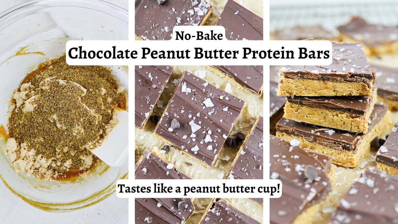 Chocolate Peanut Butter Protein Bars | Farm Fresh with a Twist