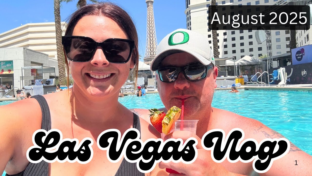 Las Vegas Vlog August Day 2 | PH Scene Pool and Cruising the Strip!