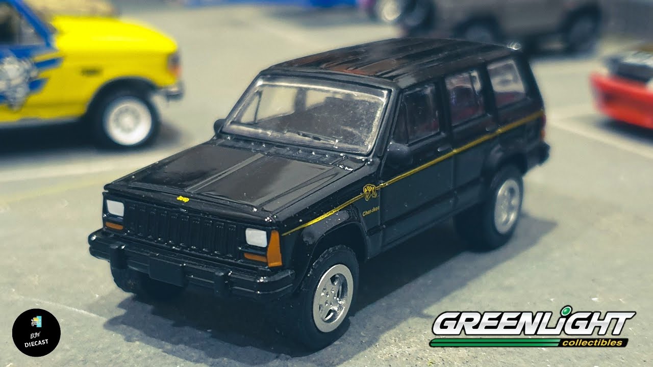 1993 Jeep Cherokee Black by Greenlight Garbage Pail Kids Series 4