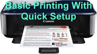 Canon Pixma Mg3170 - Basic Printing With Quick Setup - Preview