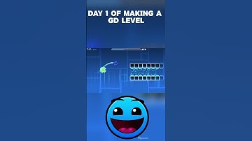 Day 1 Of Making Epic Level IN Geometry Dash  #geometrydash #gdeditor #shorts