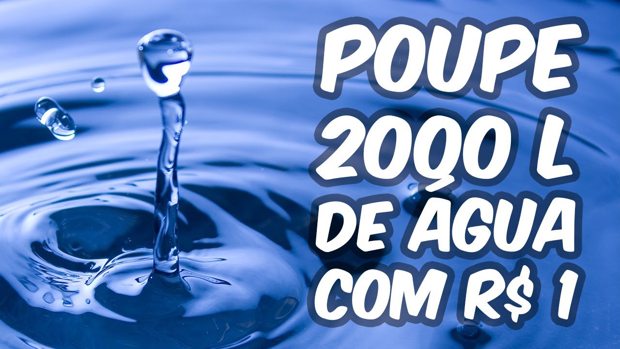 Incrível: Economize 2000 L de água com R$ 1 (dica doméstica) adivinhação dificil