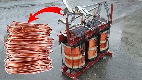 HOW TO TAKE Copper Wire OUT OF A Electricity Transformer scrap. Recycle old transformer has expired.