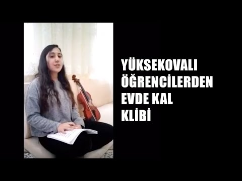 Yüksekovalı öğrencilerden ‘evde kal’ klibi