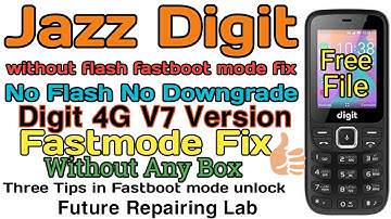 Jazz Digit 4g 3 ways to Unlock || FastBoot mode Fix || without box