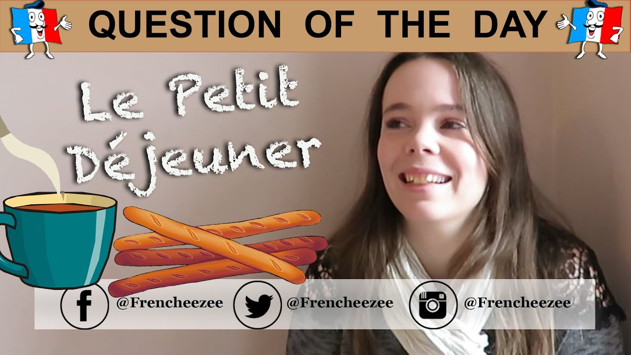 FRENCH VLOG - WHAT I EAT FOR BREAKFAST - France vs England | Question Of The Day #1 french vloggers youtube