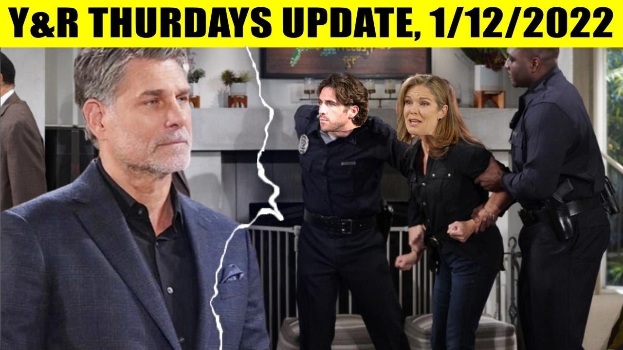 CBS Young And The Restless Spoilers Thurdays 1/12/2022 - Jemery happy when Diane was Arrested