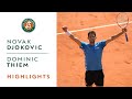 Novak djokovic vs dominic thiem  semifinal highlights  rolandgarros 2019