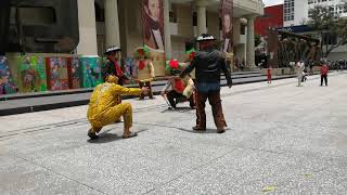 Danza de Tlacololeros y porrazo del tigre en Chilpancingo Guerrero