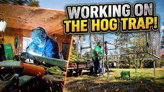 HOG TRAP MAINTENANCE IS A MUST #wildboar