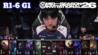 T1 vs FUR - Game 1 | Round 1 LoL MSI 2026 Main Stage | T1 vs FURIA G1 full game screenshot 5