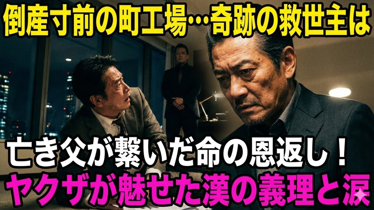 ヤクザが見せた究極の義理！倒産寸前の恩師を救った「漢の恩返し」と強欲二代目の末路
