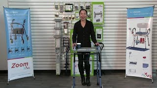 439T Tray for Folding Walker - Installation & Features