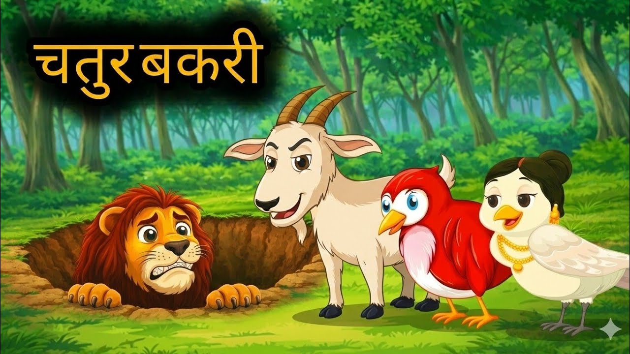 ||Clever Goat|| Chatur Bakri |Hindi story |Moral story |Moral story