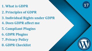 What is GDPR |  GDPR Plugins | Privacy Policy | GDPR Full Video