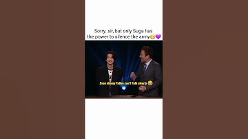 Suga has the power to silence Army 🔥😅😂  #shorts #bts #suga #yoongi