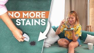 6 Ways to EASILY Remove Stains From Your Couch With Household Items