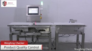 weighing checker dynamic Checkweigher inline product quality control food process production line