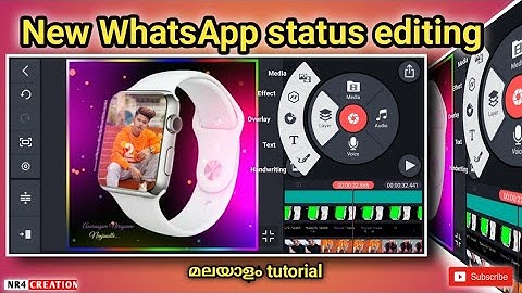 How to create trending WhatsApp status | malayalam tutorial | NR4 creationz