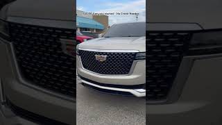 2021 Cadillac Escalade Platinum 22” Glossy Black - 33” Mud Tires. #memphis #Memphis #memphistn