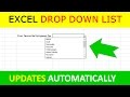 Excel How to create a drop down list - Part 1